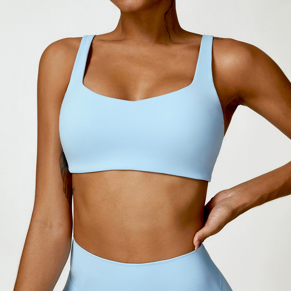 Tae Square Neck Sports Bra - Deep Forest – Gallery 512 Boutique